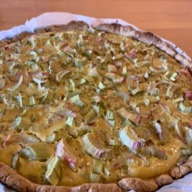 Gâteau A La Rhubarbe